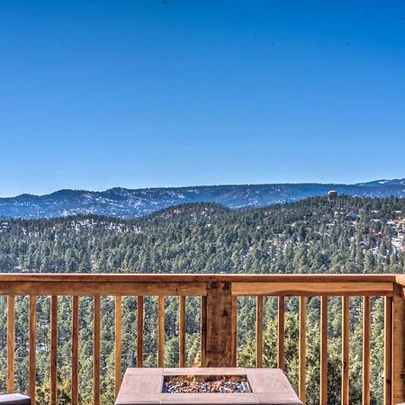 Mountains Majesty Cabin With Hot Tub And Mtn Views! Villa Ruidoso Bagian luar foto